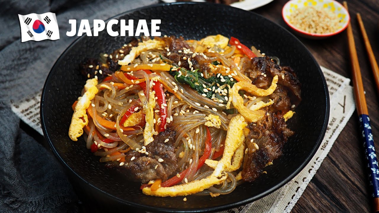 RESEP JAPCHAE. MASAKAN BIHUN KOREA, SEDERHANA, MURAH, BAHAN LOKAL, HALAL!