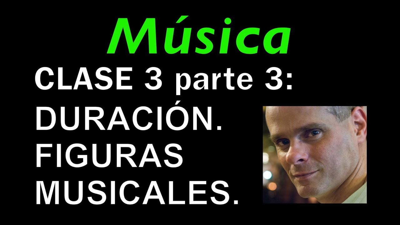 APRENDER MÚSICA  CLASE 3 parte 3  DURACIÓN. FIGURAS MUSICALES.