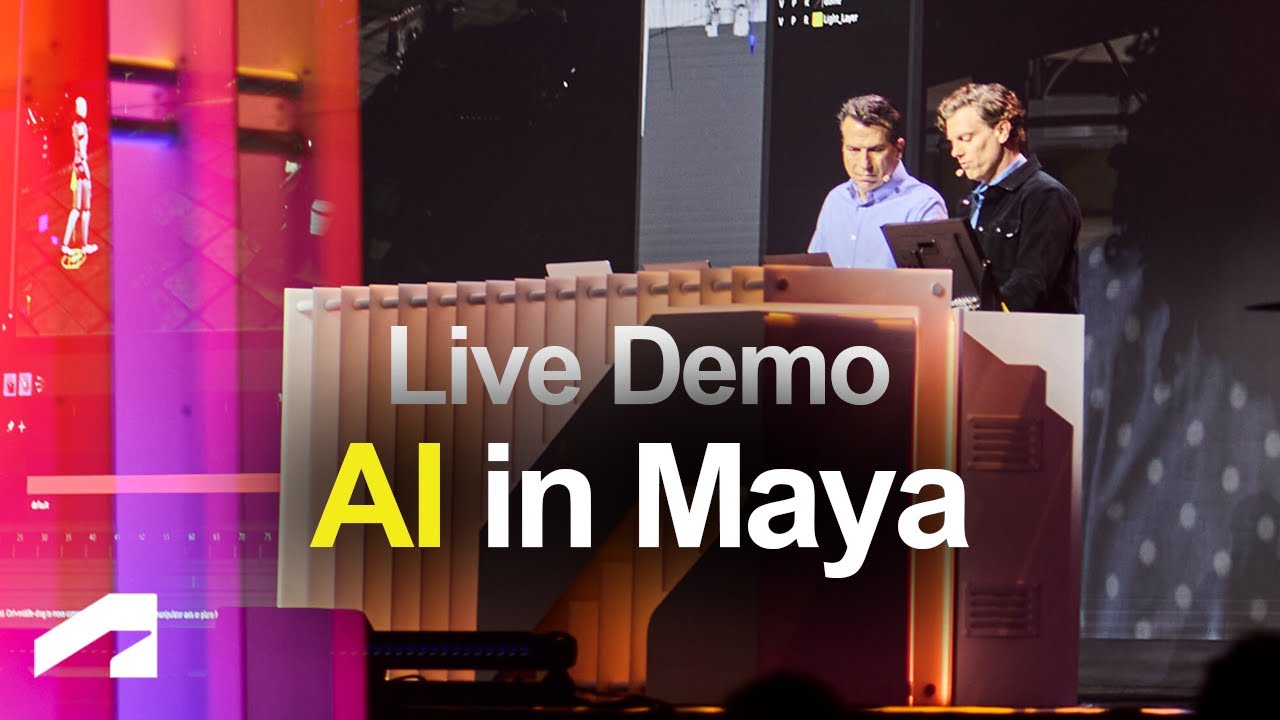 ИИ в Maya: генеральный директор Autodesk и менеджер по анимационным продуктам Демонстрация Motion...