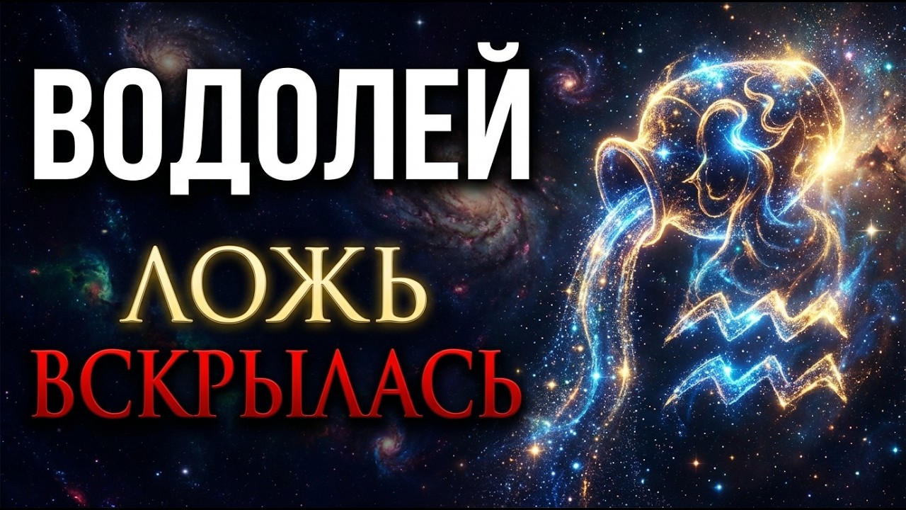 ♒ ВОДОЛЕЙ: ВАМ ЛГАЛИ В ЛИЦО! Горькая правда, которая освободит вас от кандалов прошлого