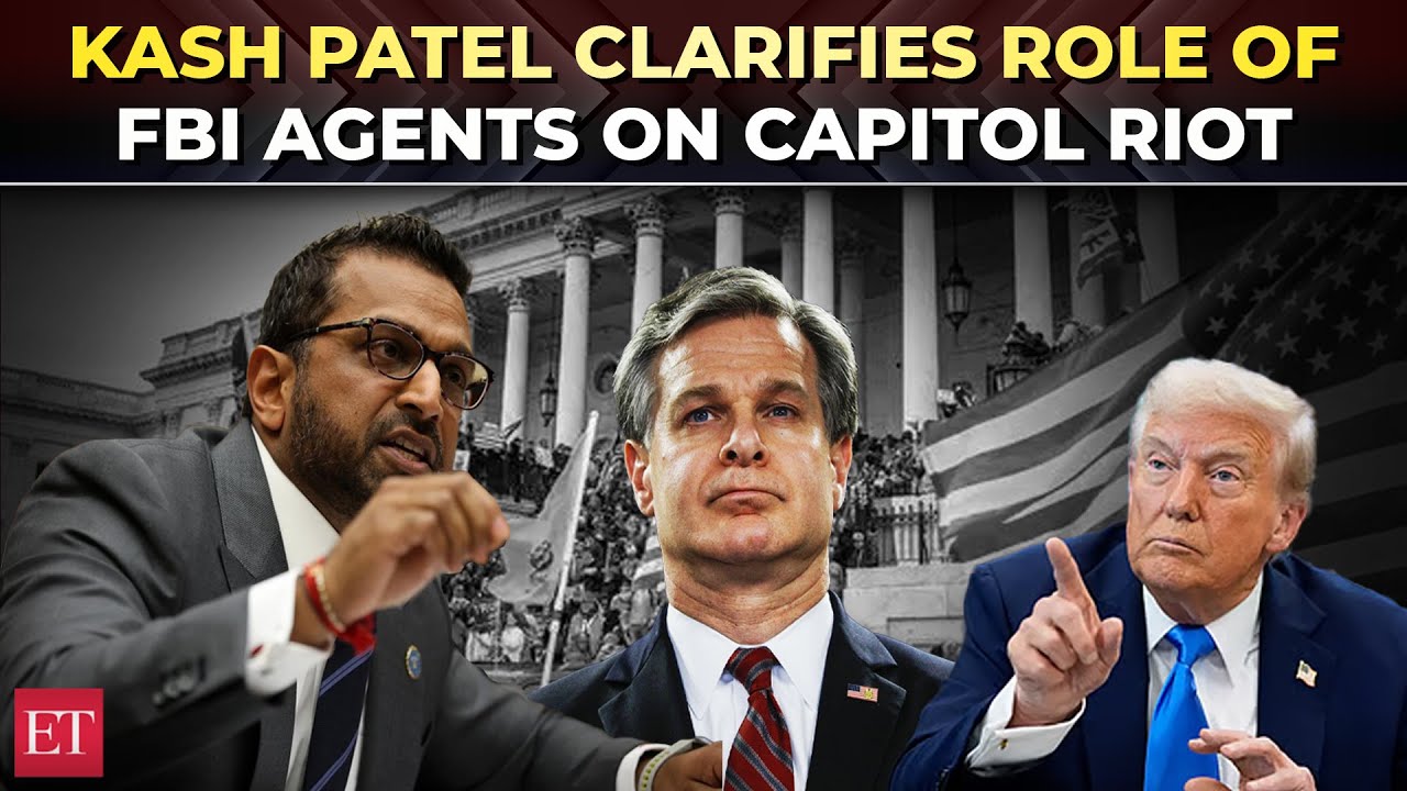 'Wray lied to Congress': Kash Patel clarifies role of FBI agents on Jan 6; Trump calls out cover-up