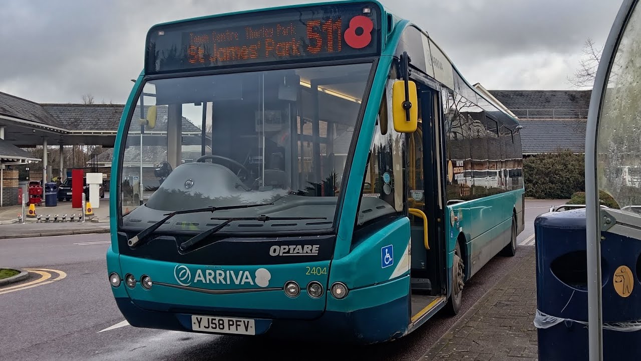 Arriva Optare Versa 2404 YJ58 PFV on 511 to Thorley Park 