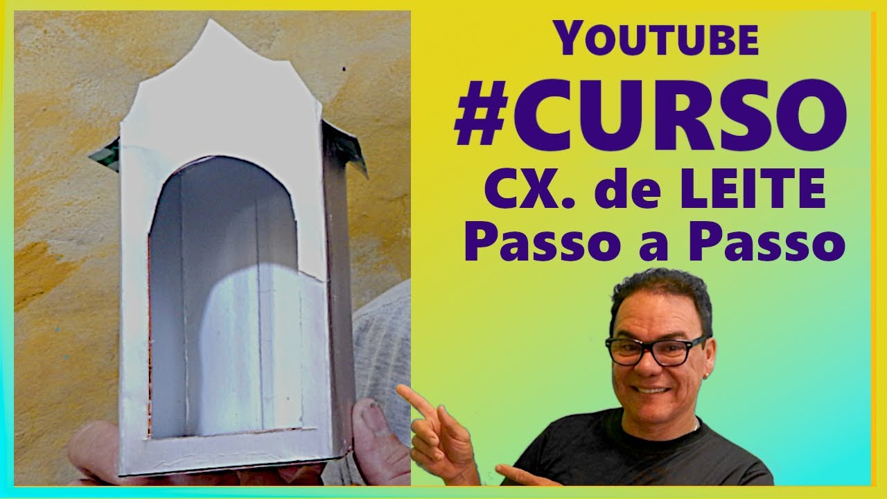 Transforme CAIXA de LEITE em Lindo ORATÓRIO Decorativo – Inspire-se! #curso