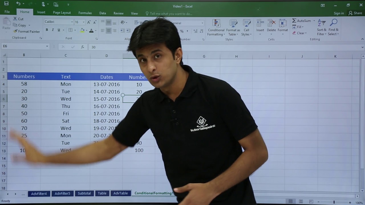 MS Excel — Условное форматирование, часть 1