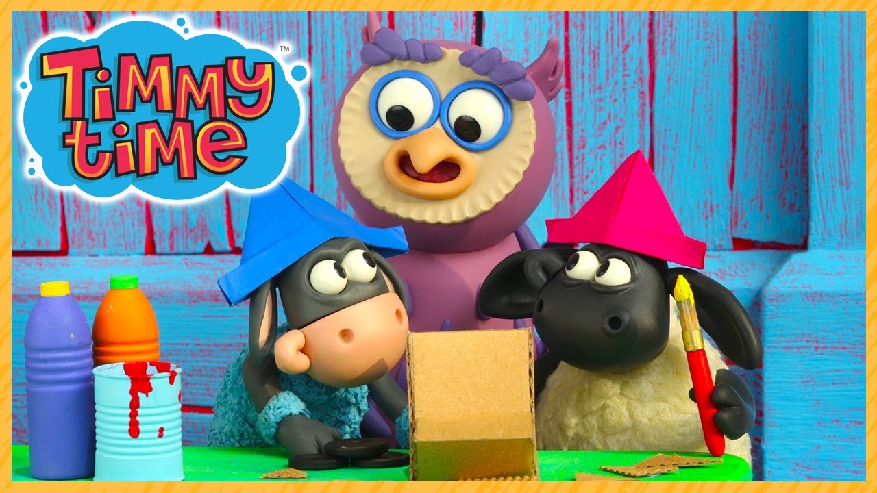 Timmy Shapes Up 🟧 | New Timmy Time Clip | Preschool Cartoon