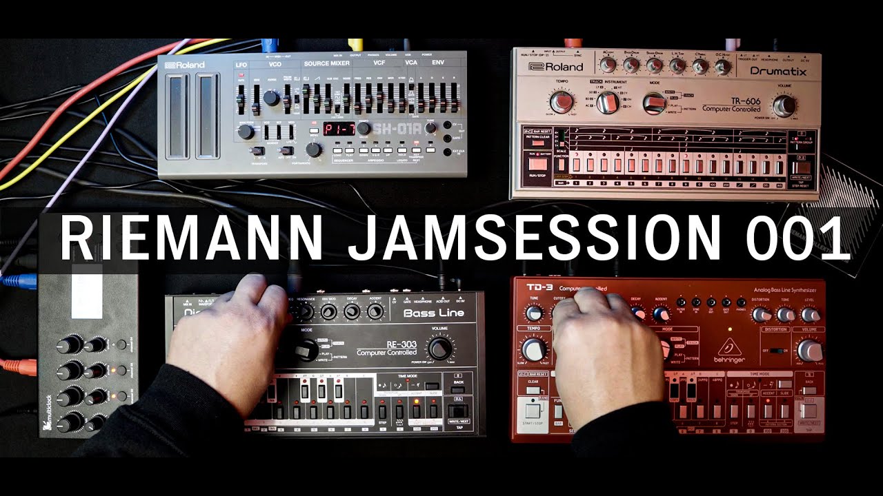 Acid Techno Jamsession with Tr-606 / Re-303 / Td-3 / SH01