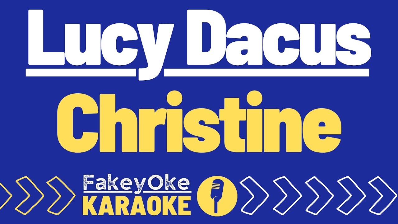 Lucy Dacus - Christine [Karaoke]