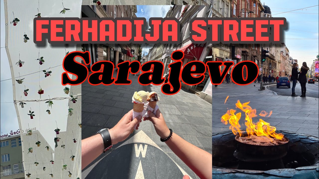 Sarajevo Main Street | Ferhadija in 4K | June 2024