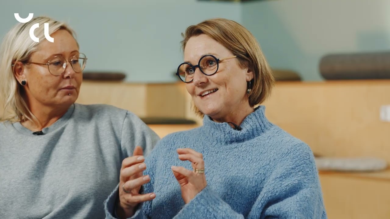 Meritp&aelig;dagog | M&oslash;d Karen, Britt, Trine og Rasmus, som l&aelig;ser til meritp&aelig;dagog