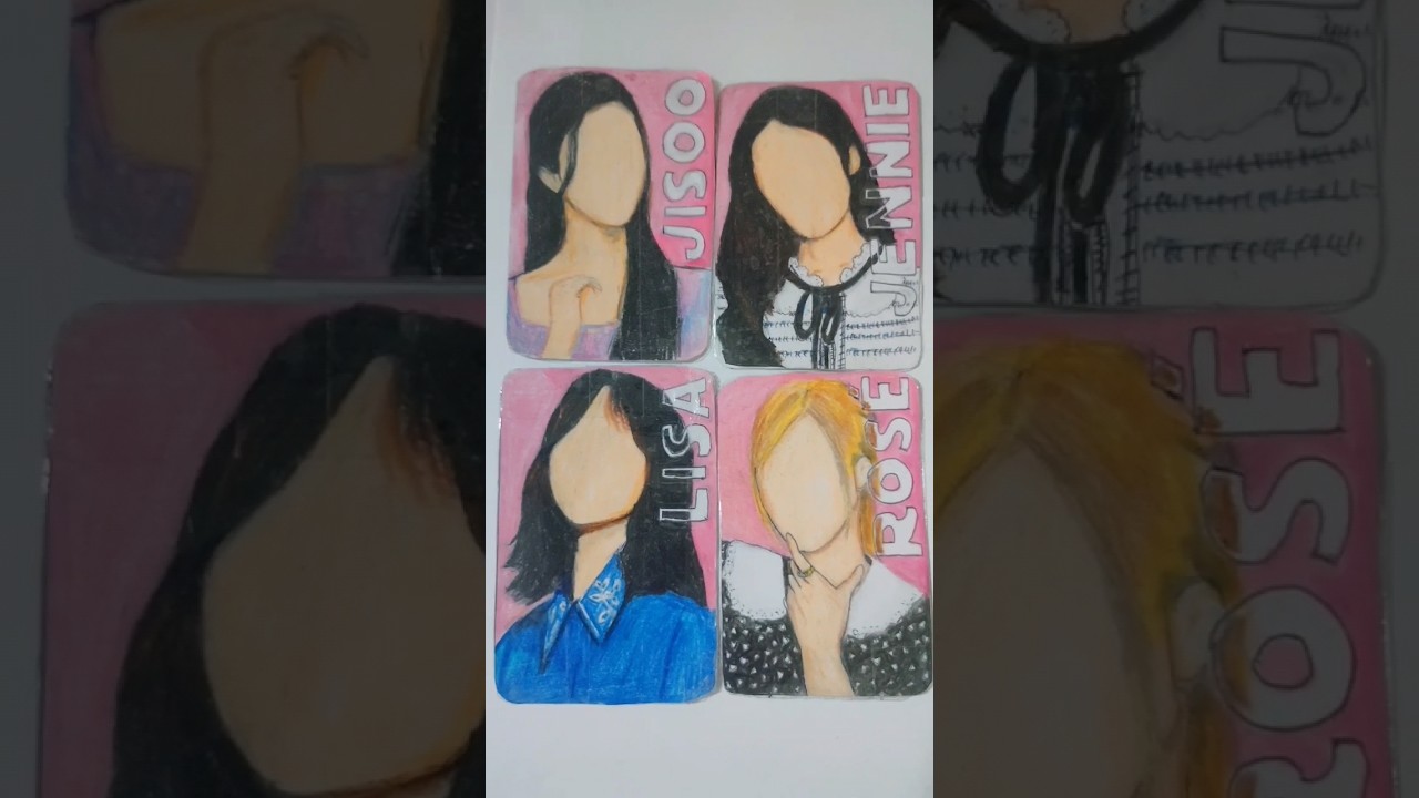 BLACKPINK&times;OREO DIY Photocard🖤💕#blackpink #diy #photocard #kpop #oreo #youtubeshorts
