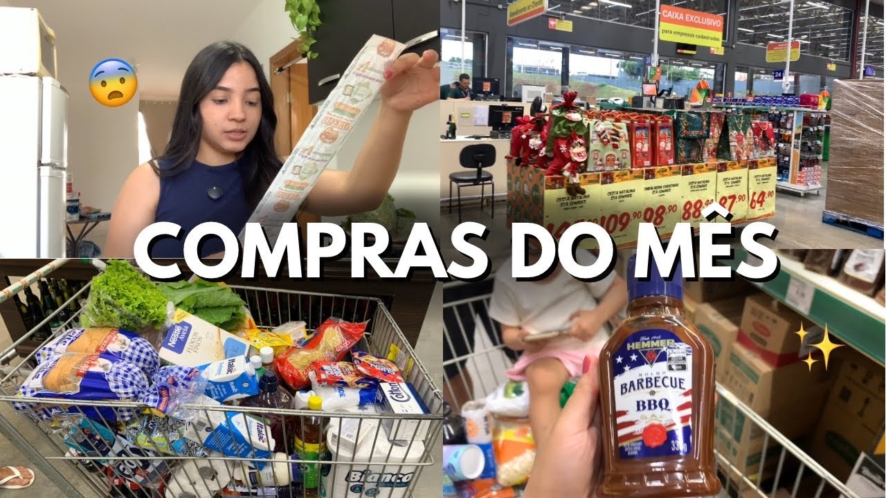 COMPRAS DO MÊS COMPLETA NO ATACADÃO, preços de novembro 💖🛒
