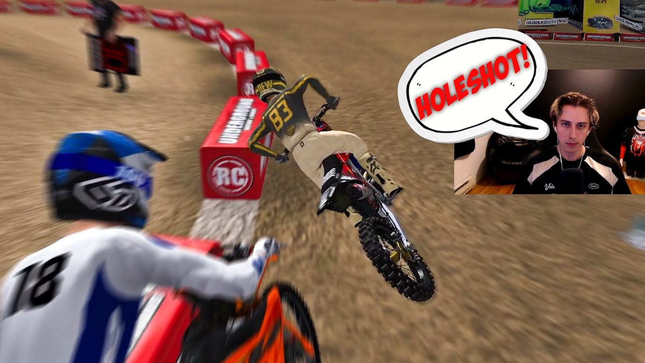 (Career Best) PRO 250 SUPERCROSS ride in Mx Simulator...
