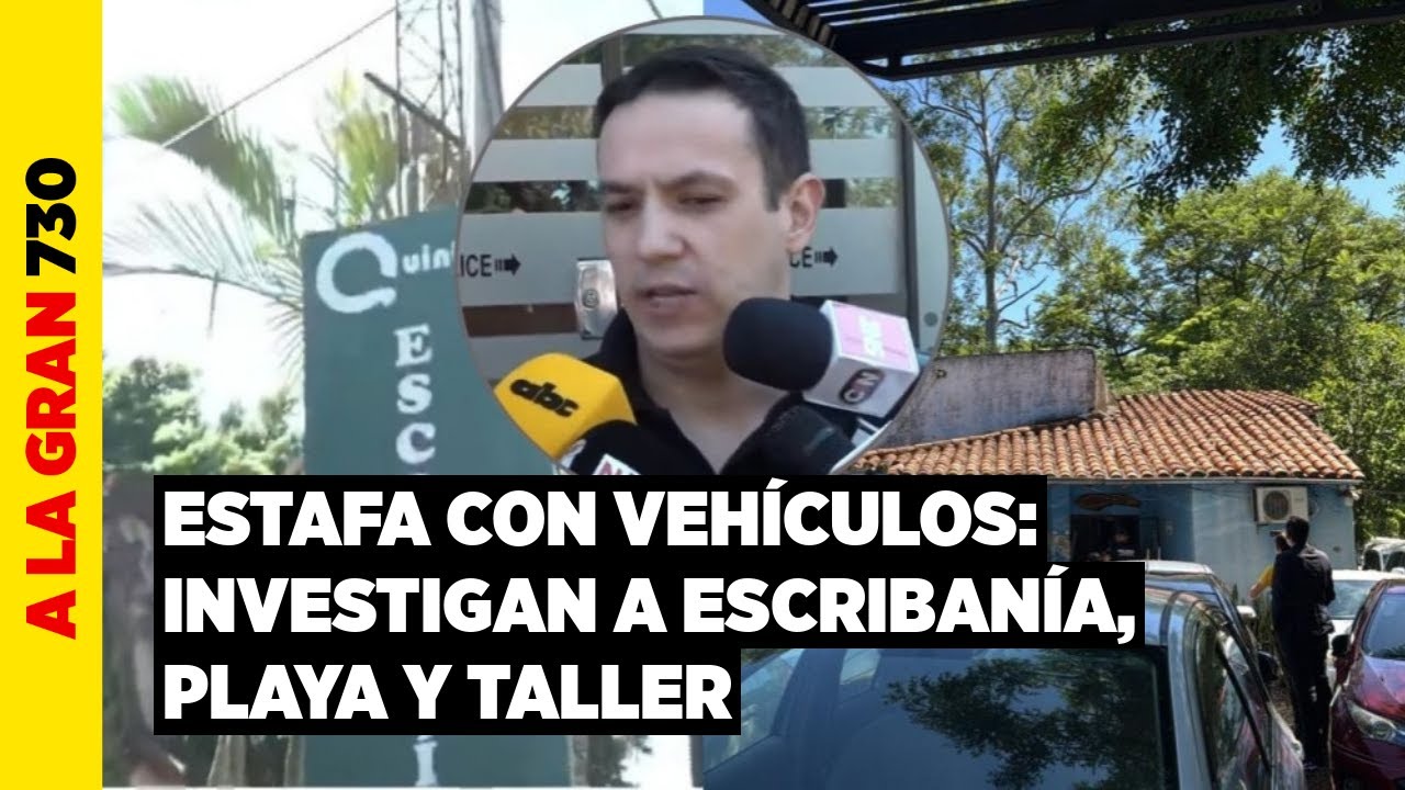 Allanan escribanía y playa de autos involucradas en presunto esquema de estafa