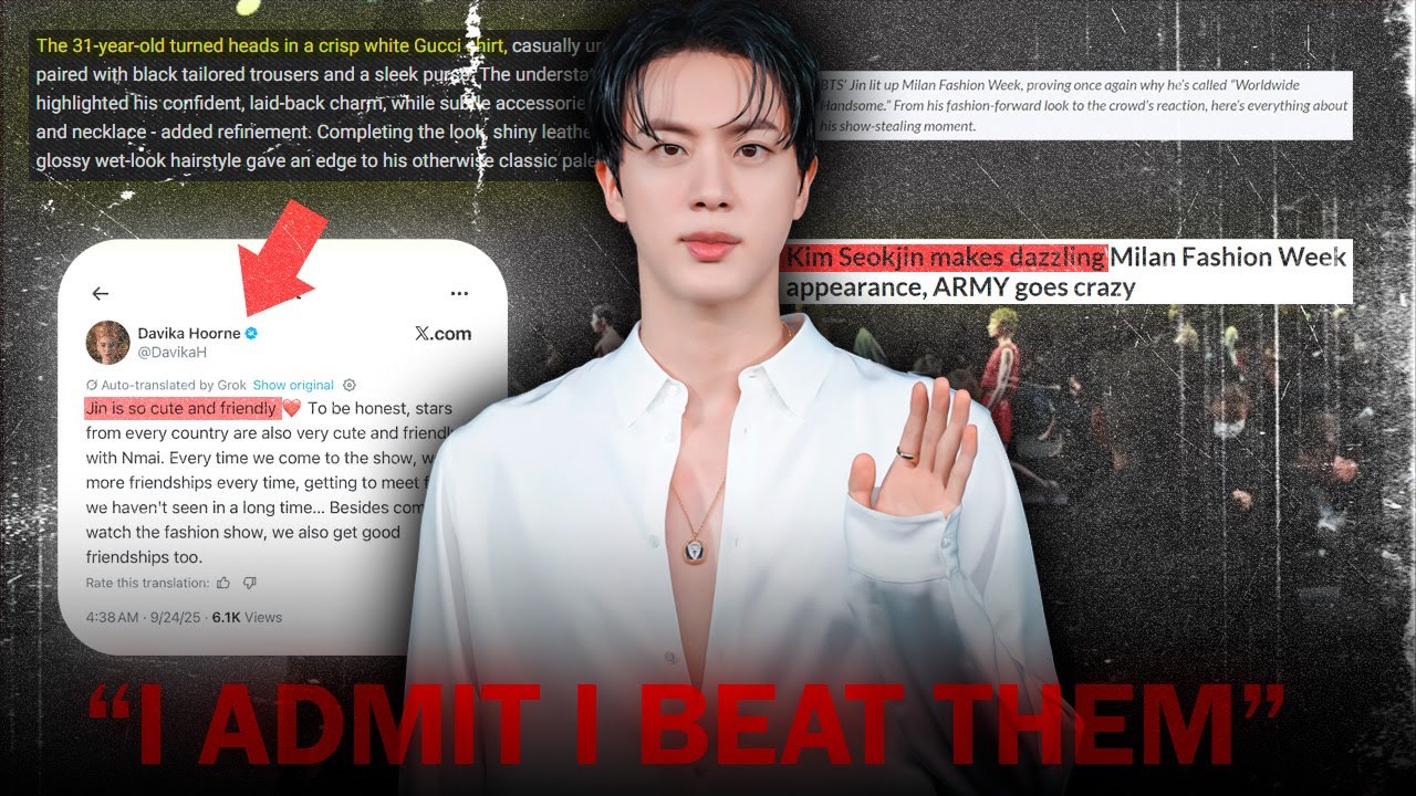 Jin BTS Praised by U.S. and European Media and Celebrities for His Stunning Visuals?