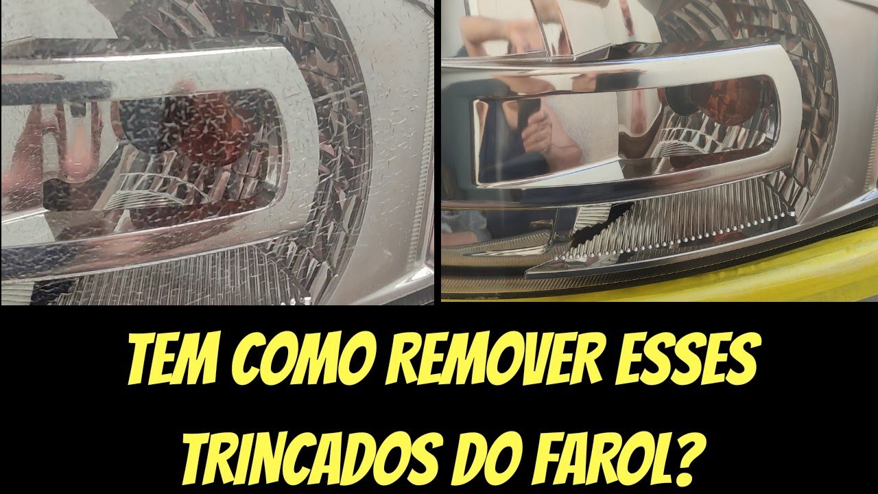 COMO REMOVER CRAQUELADOS E TRINCADOS NO FAROL DO CARRO - VAPOR DE POLÍMERO
