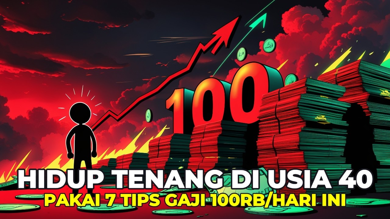 7 Tips Hidup Tenang di Usia 40 dengan Penghasilan Cuma 100 Ribu Sehari