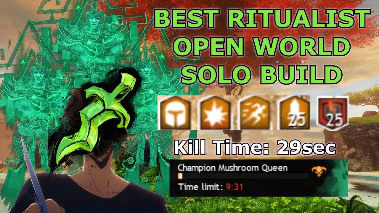 Guild Wars 2 : Best Ritualist Open World Solo Build