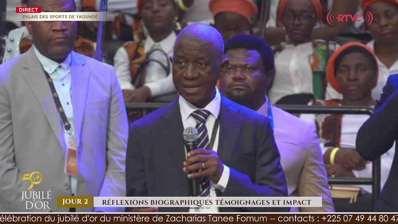 🔴 DIRECT DE YAOUNDE JUBILE 2025  - CELEBRATION DES 50 ANS DU MINISTERE DE ZACHARIAS TANEE FOMUM