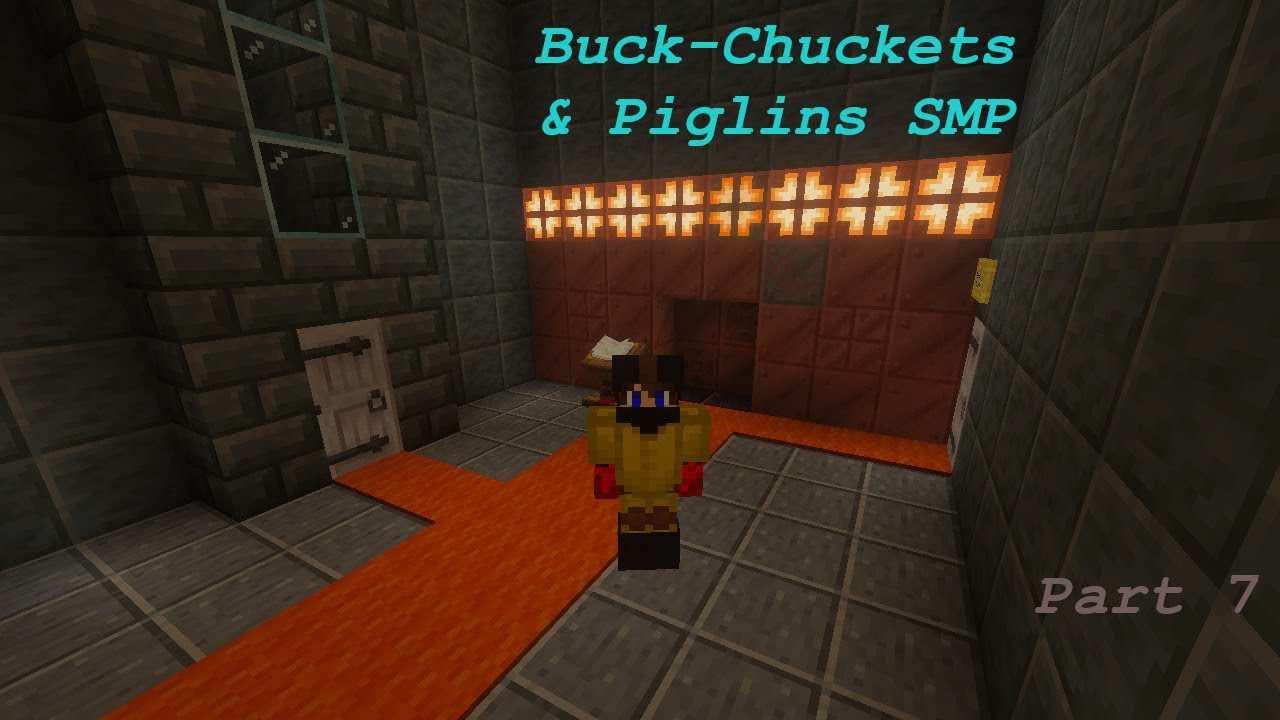 Growing Crops in the Nuclear Bunker | Buck-Chuckets & Piglins SMP | Part 7
