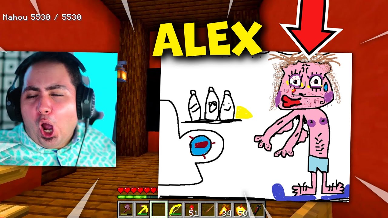 LYON RICOSTRUISCE LA FOTO DI ALEX PER LA RAPITRICE IN LIVE SU MINECRAFT!!