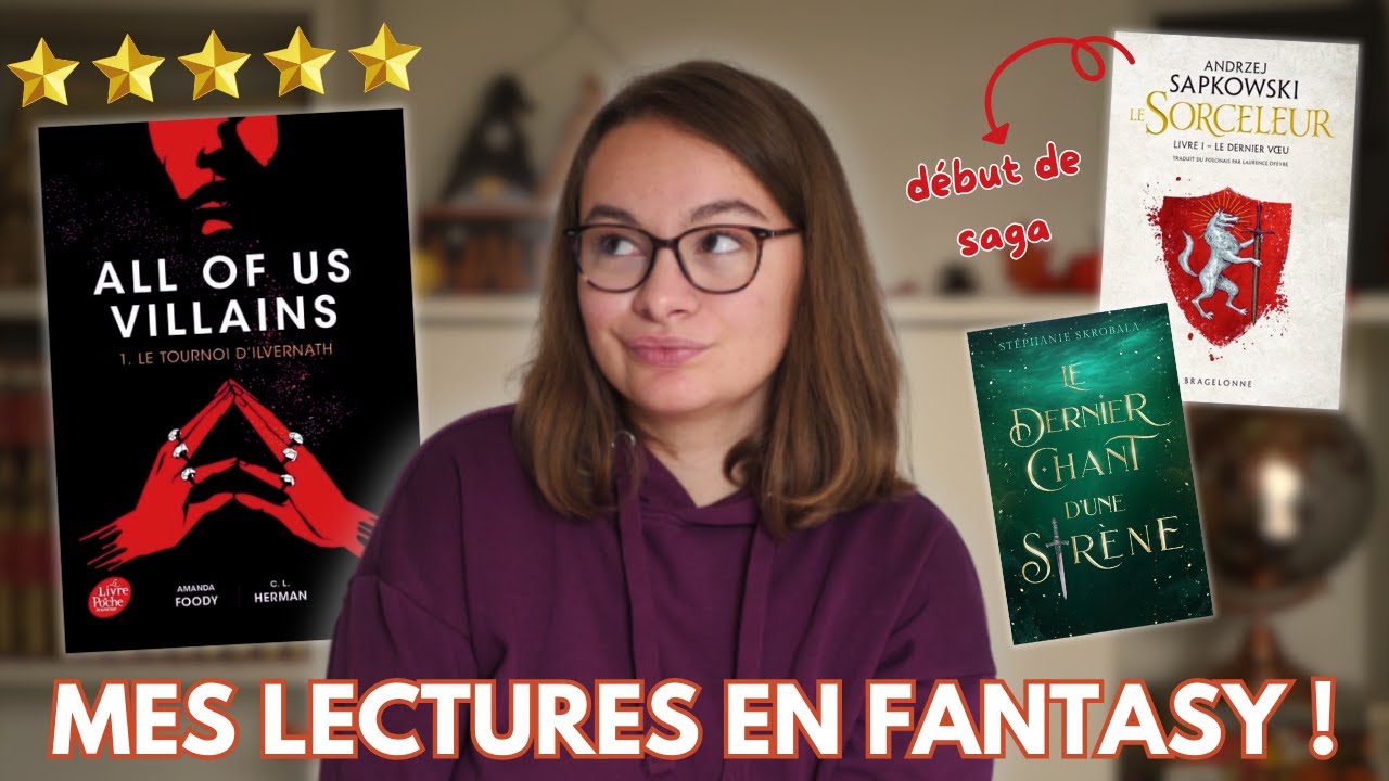 Mes nouvelles sagas de fantasy ! 🔮 | UPDATE LECTURE 📚