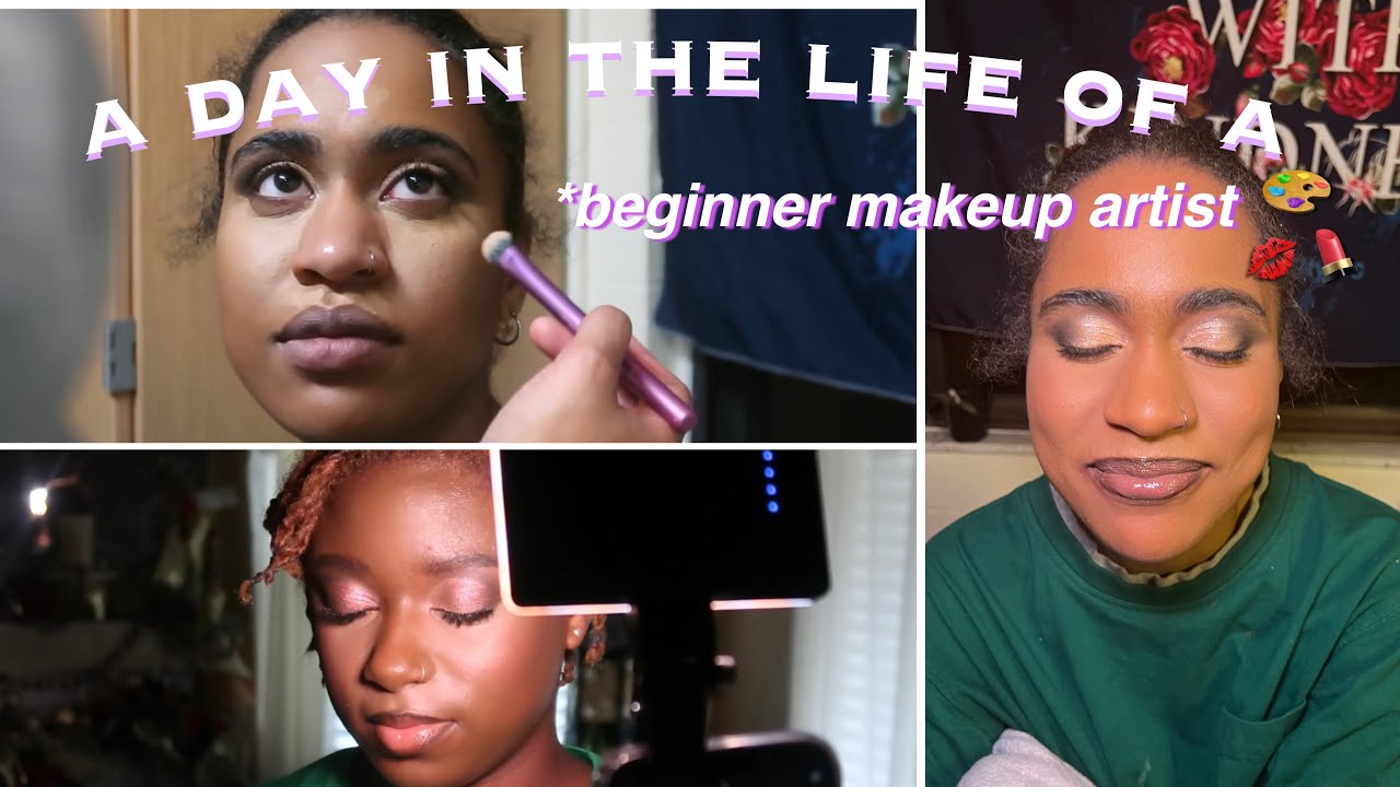 a day in the life of a MUA (beginner) | finding models, facing fears, practicing technique + more!