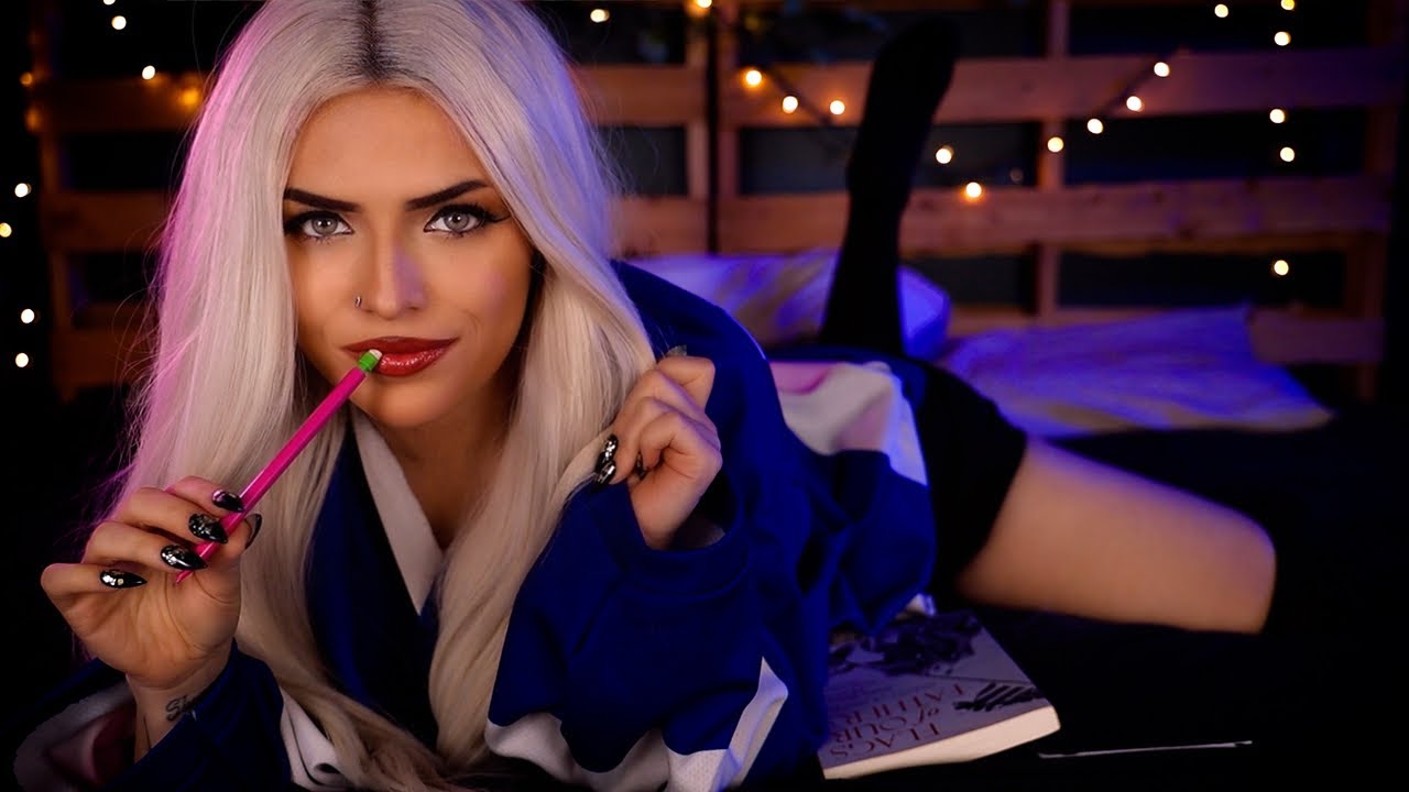 Дерзкая лучшая подруга тайно влюблена в тебя 💋 | Учебный сеанс ✏️ | ASMR
