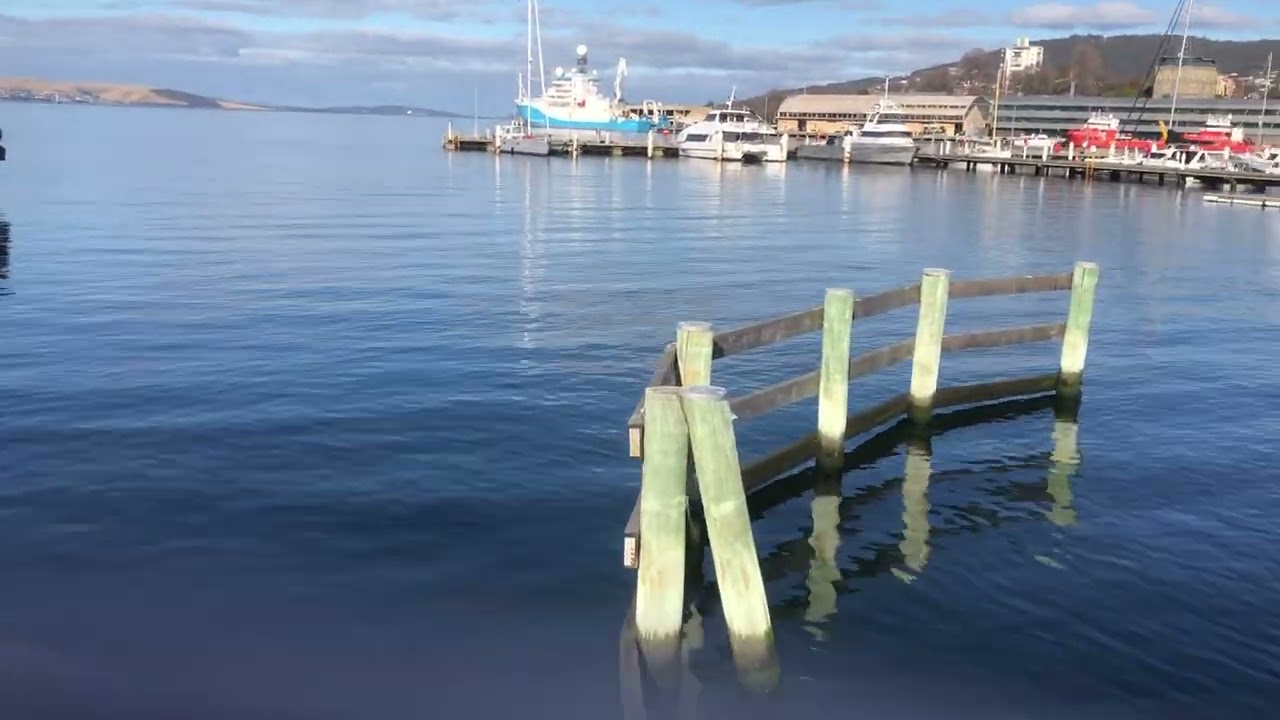 Crossing Hobart's Harbour Drawbridge