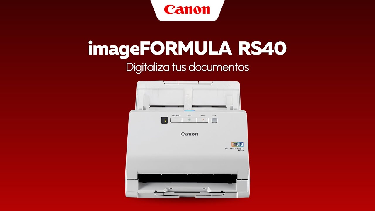 Digitaliza tus documentos con el ImageFORMULA RS40