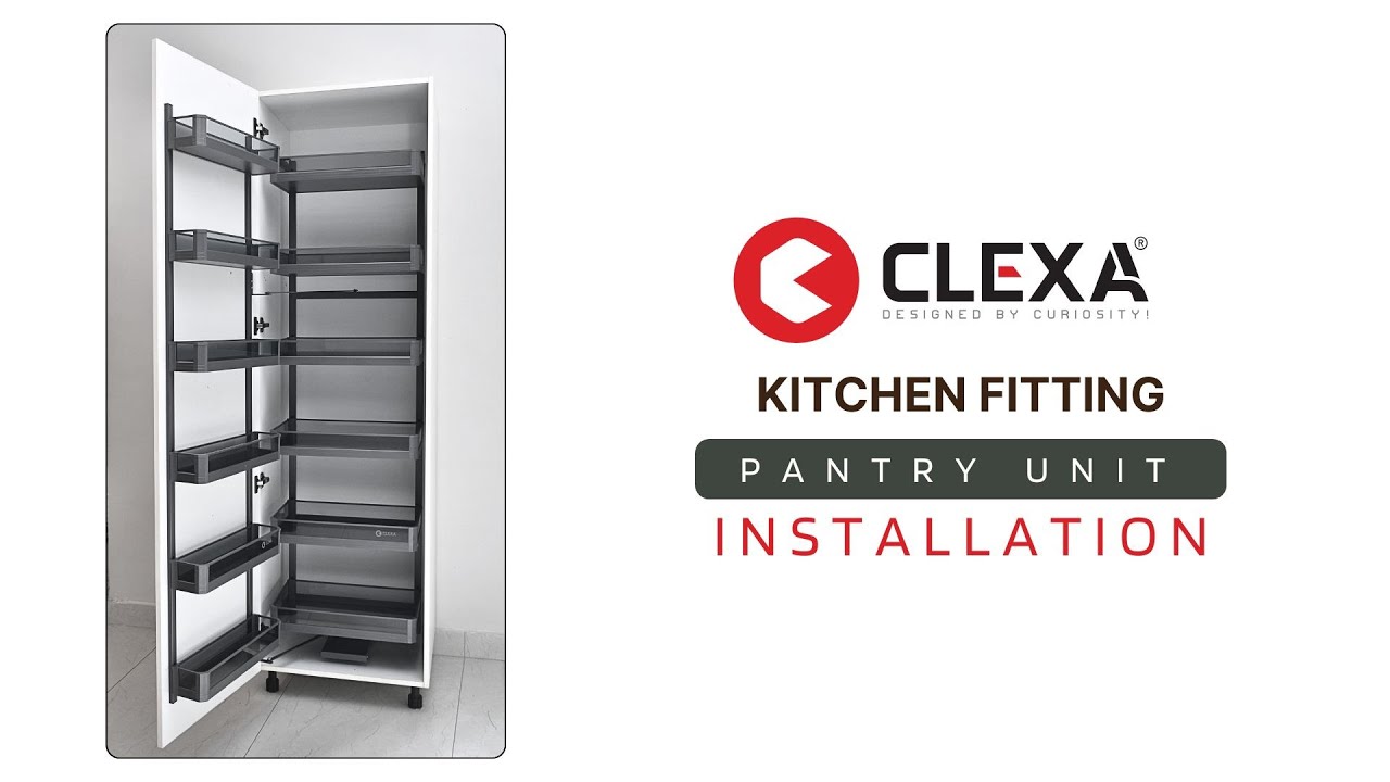 CLEXA I Pantry Unit - Glass Installation | Step-by-Step Guide #PantryUnit #PantryInstallation