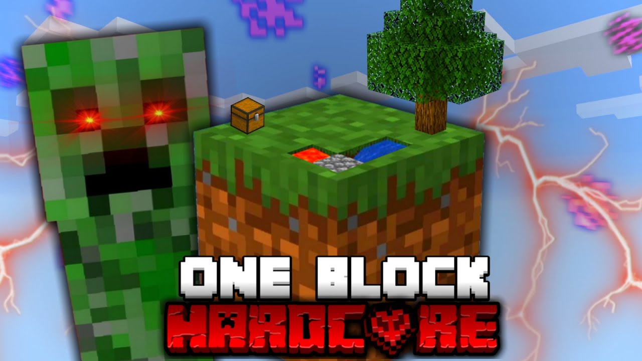 Minecraft One Block Skyblock, но это ХАРДКОР!