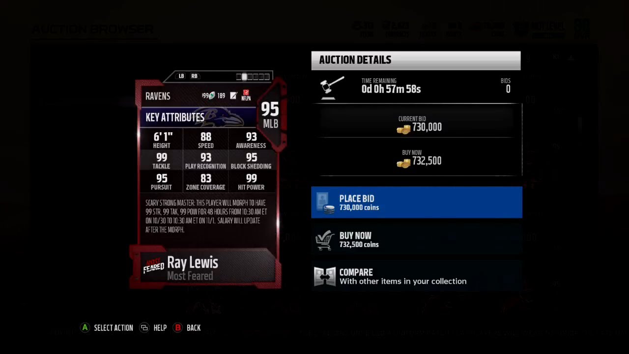 Madden 18 Ultimate Team Most Feared Players are now MORPHED for the next 48 hours - Ends November 1