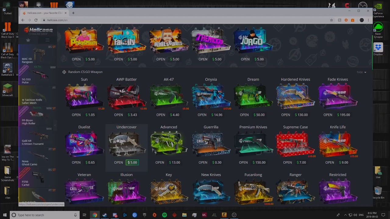 Hellcase Knife Case Opening | YOU WON'T BELIEVE WHAT I UNBOXED
