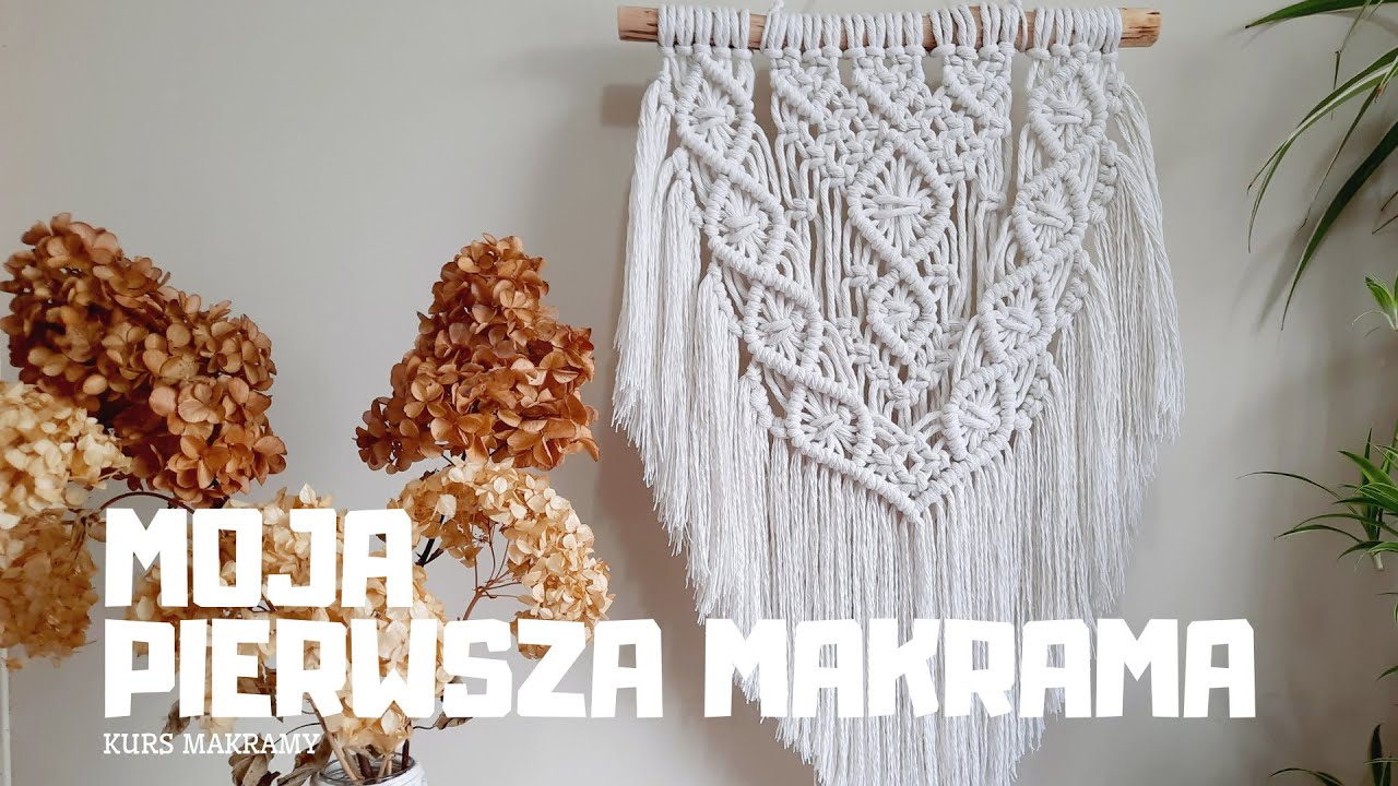 Moja pierwsza makrama cz. 2