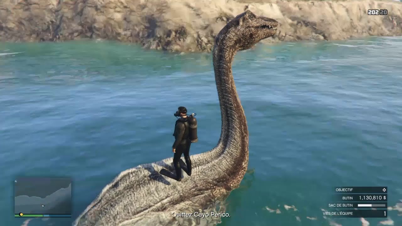 Gta Online : Cayo Perico , Monstre du Loch Ness 