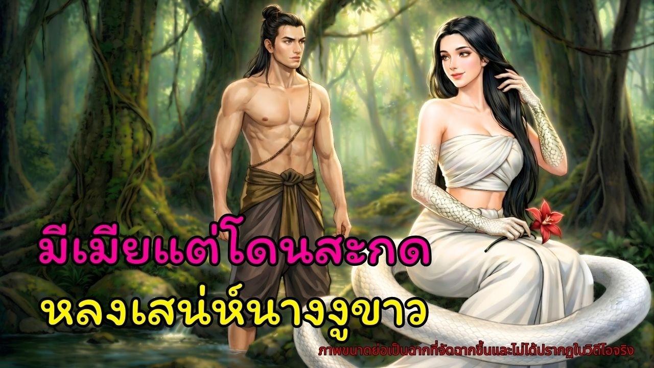 เมื่อนางงูขาวหลงรักชายหนุ่มรูปงามและชายหนุ่มก็มีเมียอยู่แล้ว |นิทาน นางงูขาว| นิทานฟังเพลิน