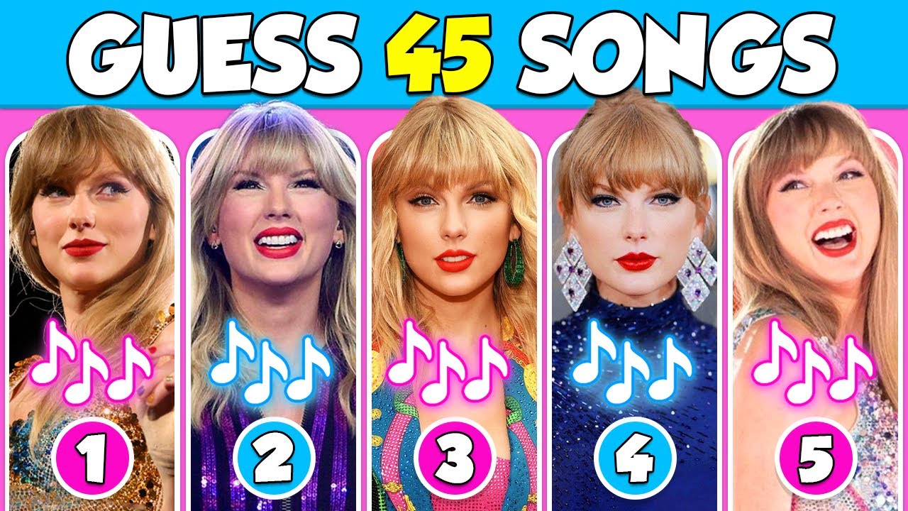 Guess Taylor Swift Songs 🎤🎵 | Most Popular Music Quiz