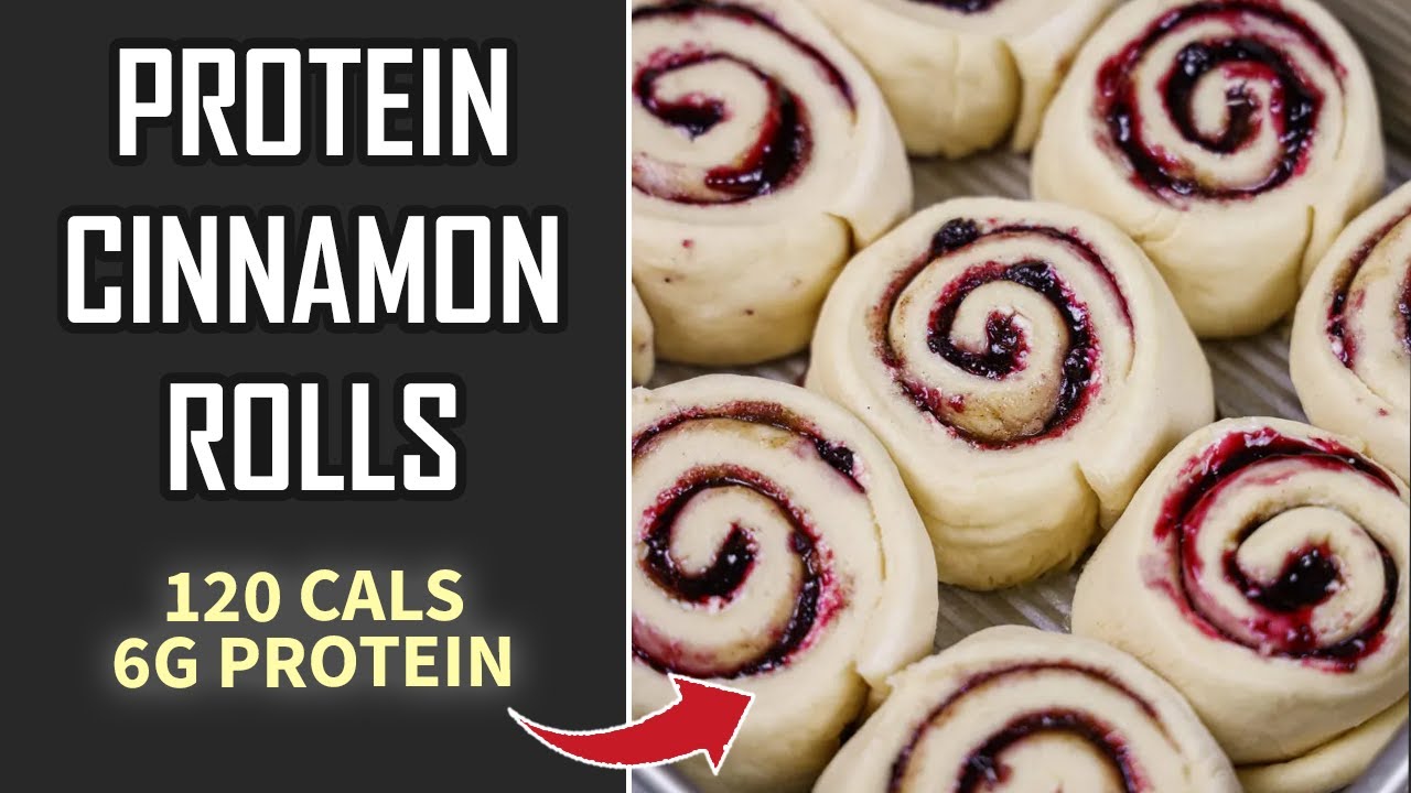 Weight Loss Blueberry Cinnamon Rolls | Healthy High Protein Low Calorie Diet Friendly Dessert Recipe