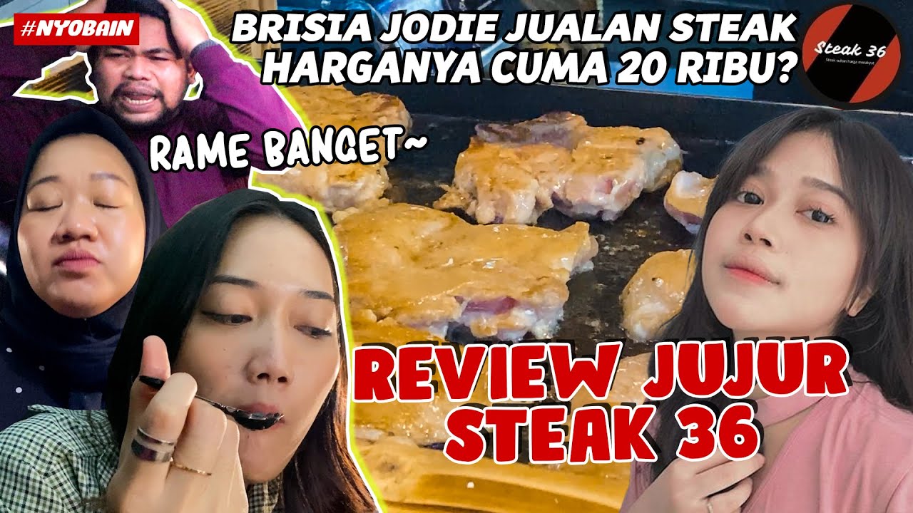 NYOBAIN STEAK 36 BY BRISIA JODIE!! DIEM DIEM TAPI RAME BANGET