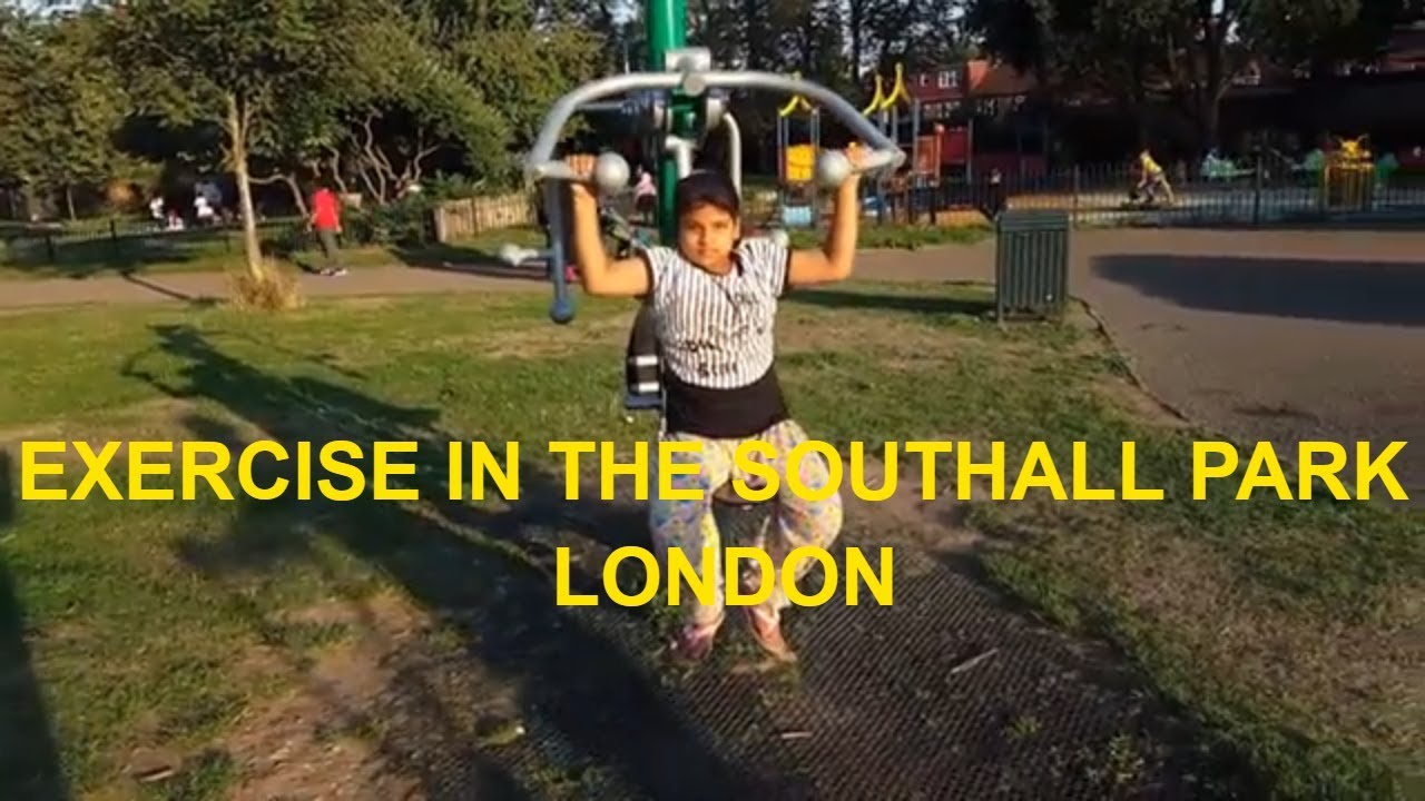 Exercise in the Southall Park London