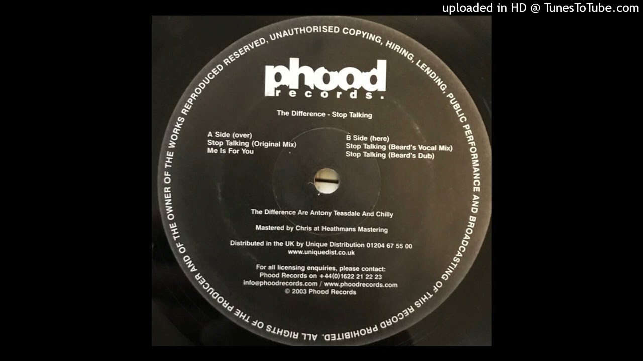 The Difference – Stop Talking (Beard's Dub)