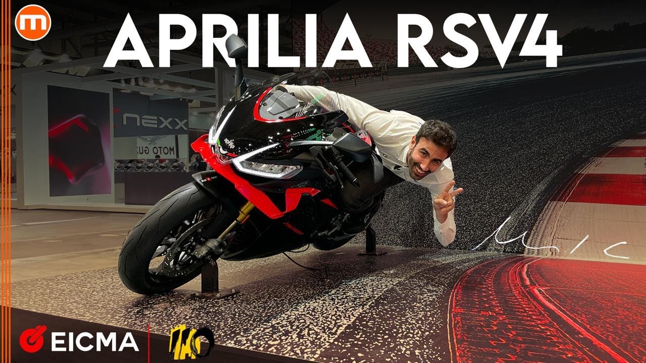 Aprilia RSV4 Factory 2025 | Ancora più potente, nel video live da EICMA 2024