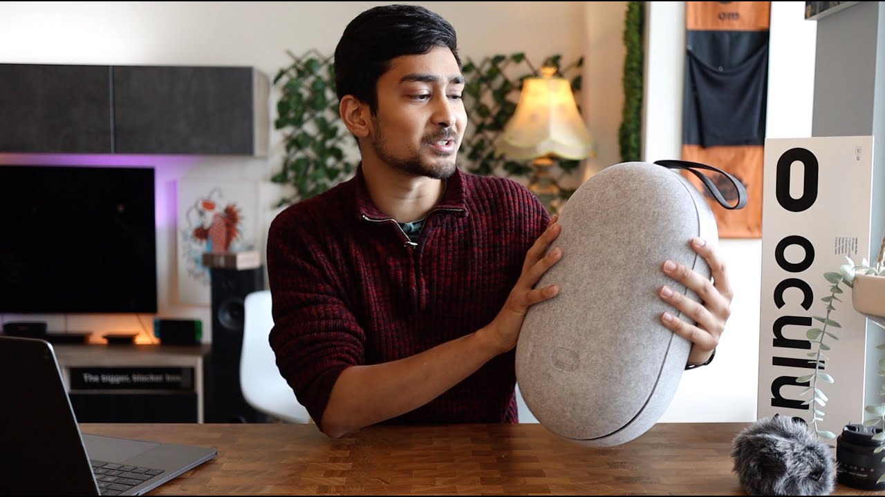 Oculus Quest 2 Elite Strap with Battery and Carrying Case Unboxing - Review of Carrying Case