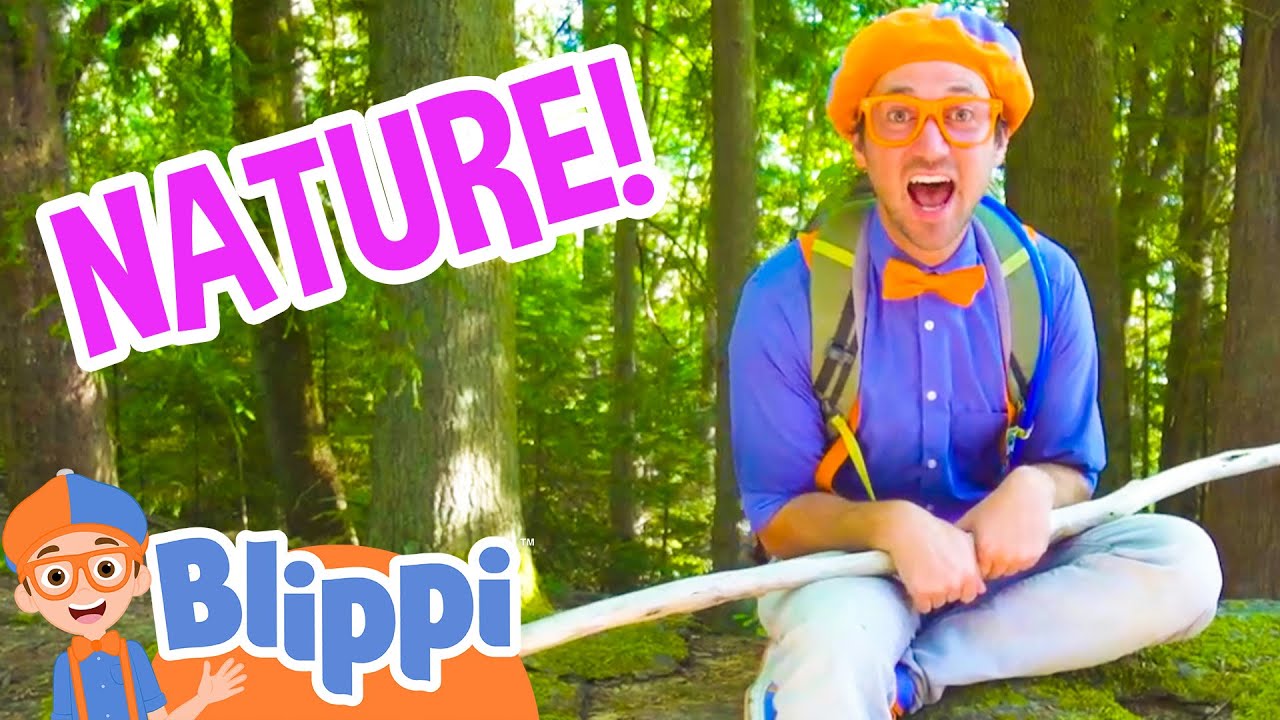 Learn and Play in the Forest and Beach With Blippi! | Outdoor Nature | Educational Videos For Kids