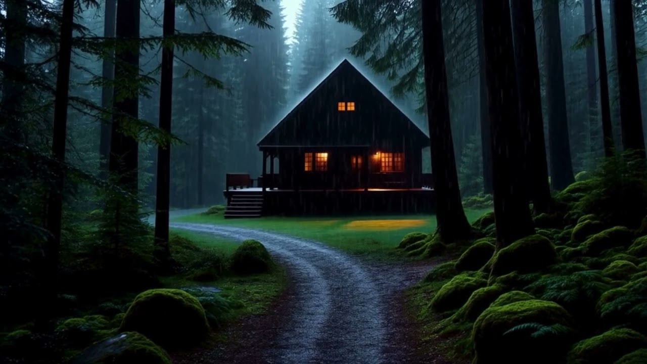 Forest Rain Sounds for Sleeping | Night Forest Rain Ambience for Deep Sleep & Relaxation (No Music)
