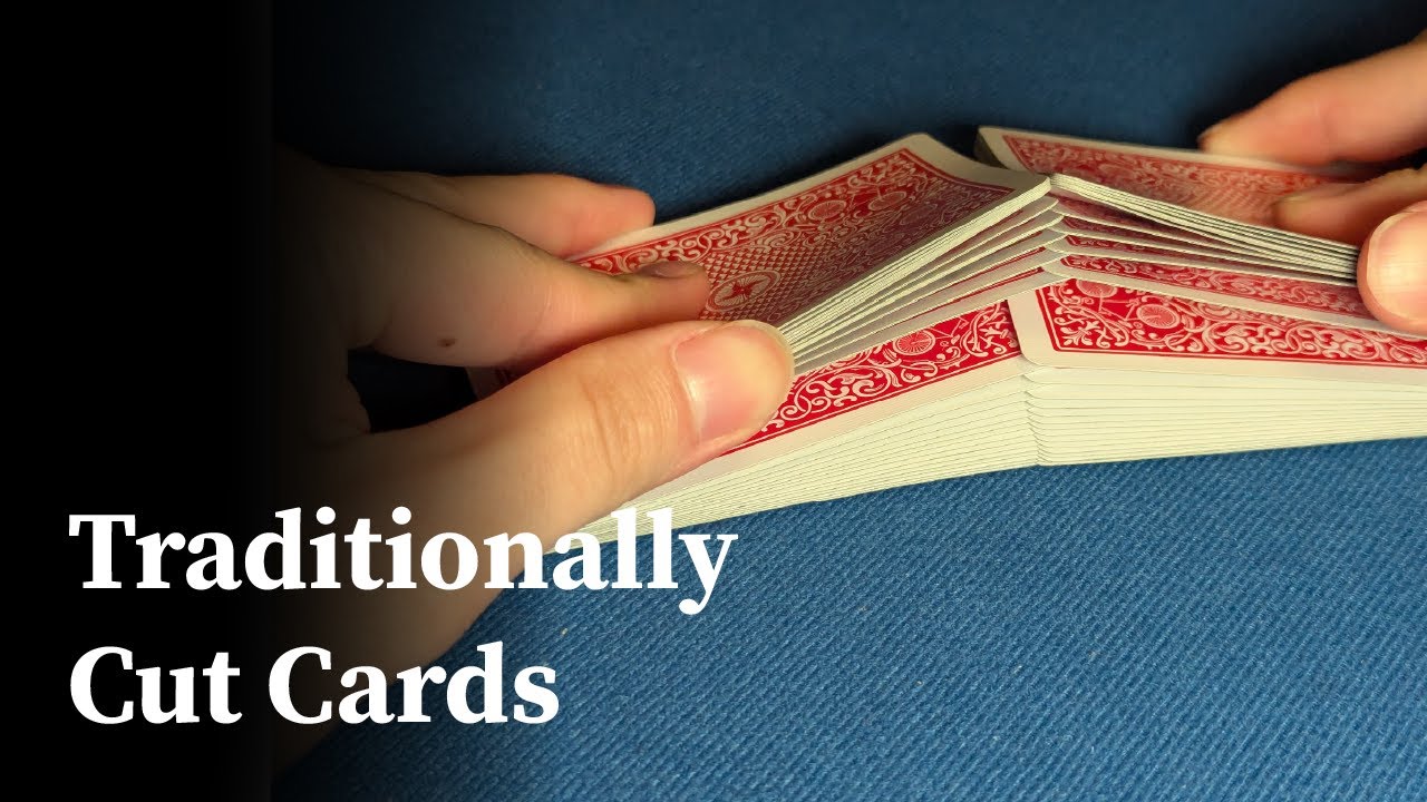 Is a Deck of Cards with a Traditional Cut Necessary?