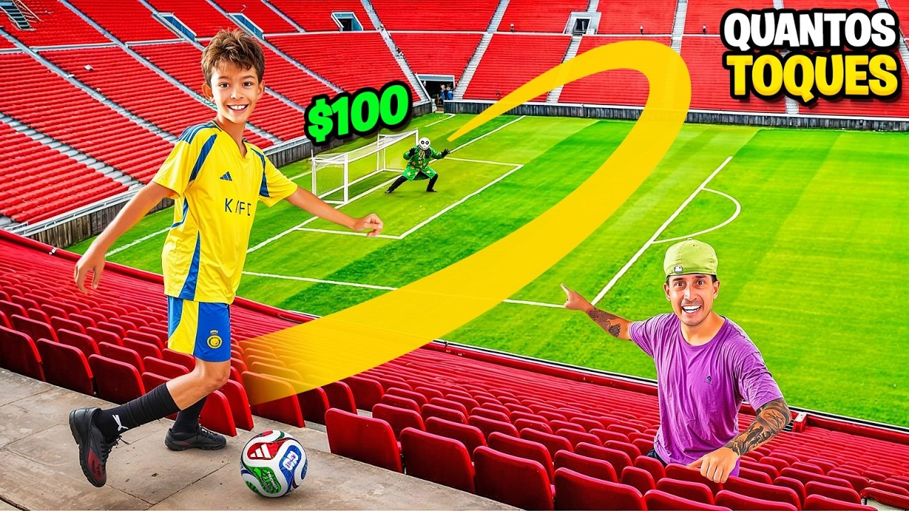 ele deu 200 TOQUES até CHEGAR nesse GOL do SORRIA
