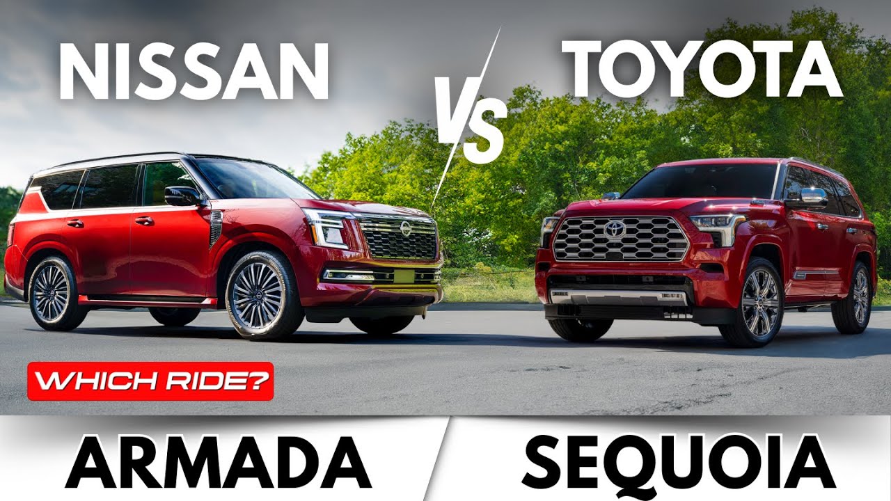 Nissan Armada 2025 года против Toyota Sequoia 2025 года: что ЛУЧШЕ?
