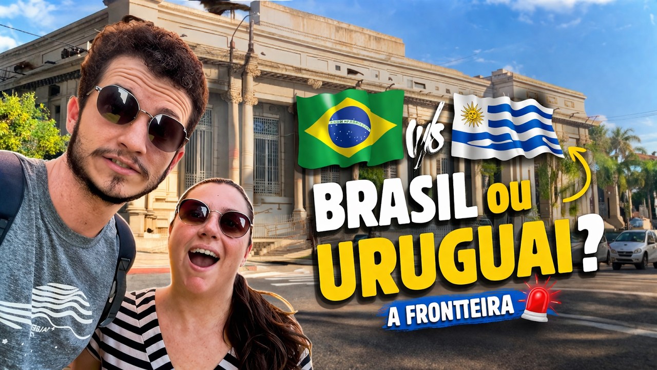 🚨 QUASE CAÍMOS EM UM GOLPE na fronteira do URUGUAI 🇺🇾 | Cruzando para Rivera de motorhome