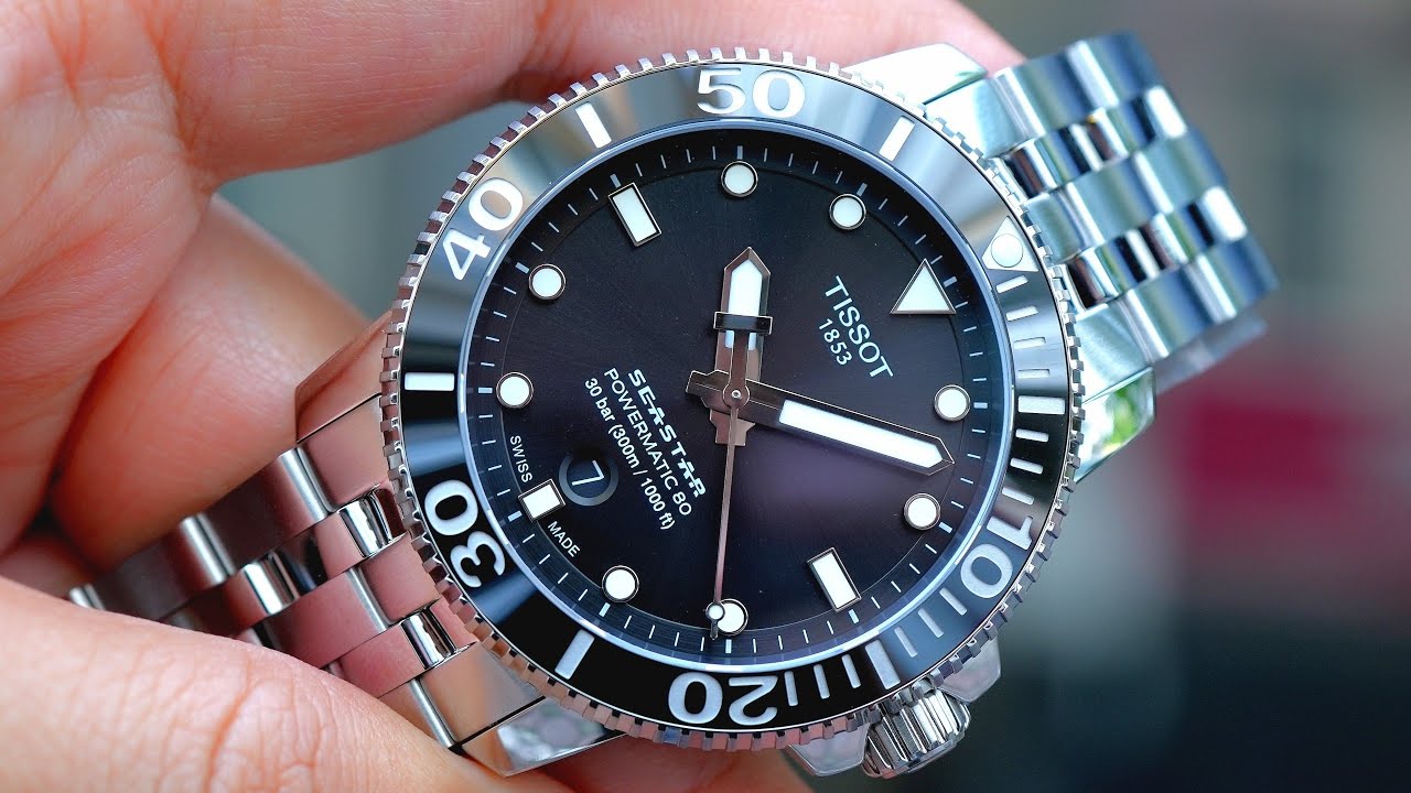 [Nam Tính] Tissot Seastar 1000 Black Powermatic 80 42mm T120.407.11.051.00 | Hotline 0982298881